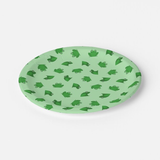 Plato De Papel Ranas (Angular)