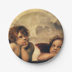 Plato De Papel Raphael - Ángeles 1512