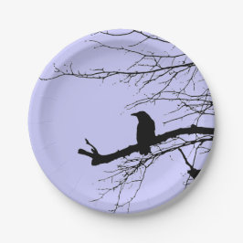 Plato De Papel Raven por Linandara Mauve