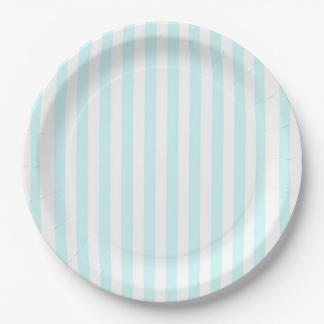 Plato De Papel Rayas (Anverso)