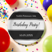 Rayas Blancas Y Negras Modernas