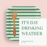Plato De Papel Rayas verdes y blancas<br><div class="desc">Presentamos nuestras elegantes y encantadoras placas de papel de rayas verdes y blancas, perfectas para añadir un toque de sofisticación a cualquier evento. Ya sea que estés recibiendo una ducha de novia en un club de campo o un fiesta con temas de golf, estos platos elevarán el ambiente de tu...</div>