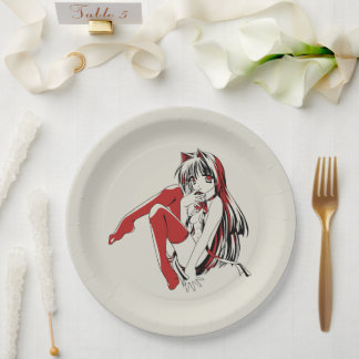 Plato De Papel RBP, Neko, el Chica sexy de Anime