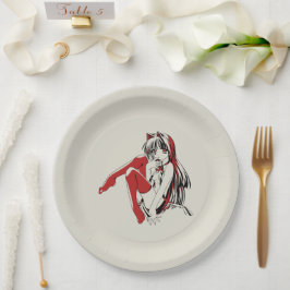 Plato De Papel RBP, Neko, el Chica sexy de Anime