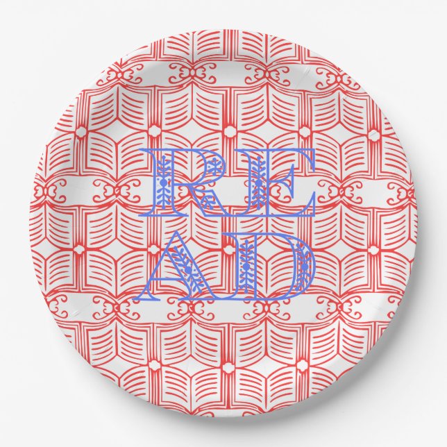 PLATO DE PAPEL READ  (Anverso)