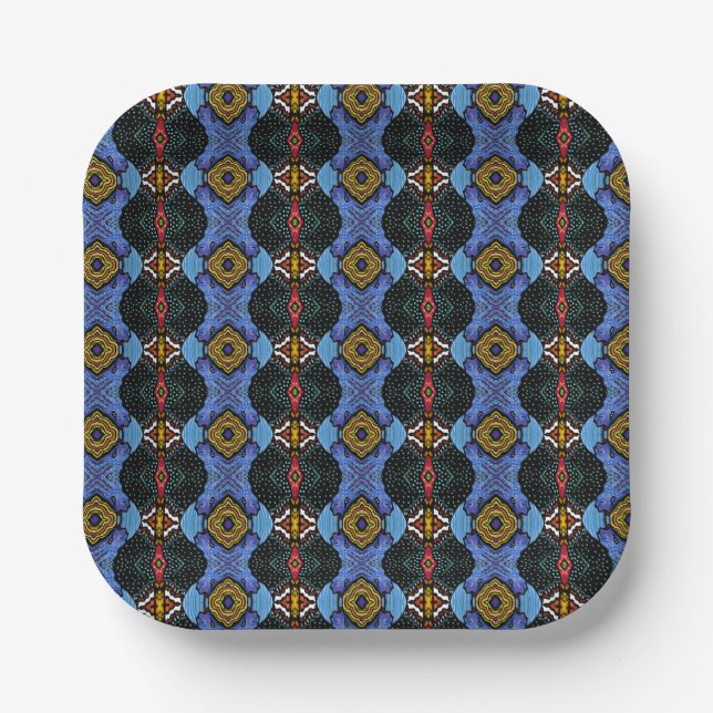 Plato De Papel Realeza vibrante (Anverso)