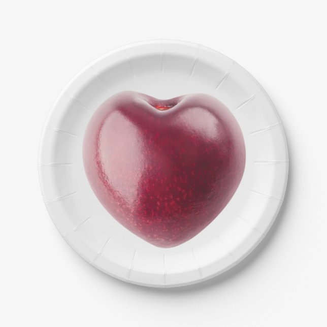 Plato De Papel rebanada de naranja (Anverso)