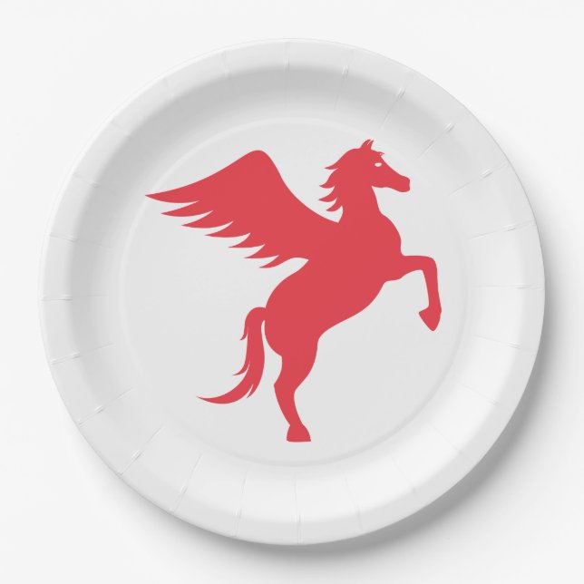 Plato De Papel Red Pegasus (Anverso)
