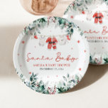 Plato De Papel Red Santa Baby Navidades Baby Clothes Baby Shower<br><div class="desc">Celebra la temporada festiva con nuestra adorable Ropa Red Santa Baby, perfecta para tu pequeña. Estos encantadores trajes están diseñados para mantener a su bebé acogedor y elegante durante las fiestas. Junto con nuestras deliciosas planchas de papel de Baby Shower, que presentan diseños con temática de Santa, sus celebraciones serán...</div>