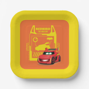 Plato De Papel Redbird Batlleras™ - El Racecar