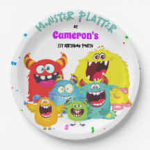 Redonda de monstruo de Kawaii