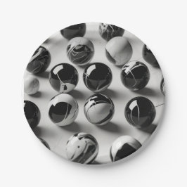 Plato de papel redondo de 7"