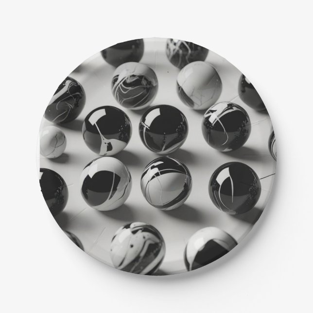 Plato de papel redondo de 7" (Anverso)
