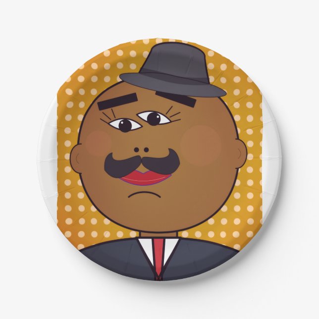 Plato de papel redondo QUICKDRAW (Anverso)