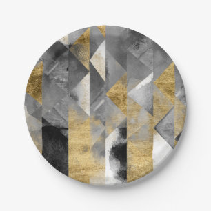 Plato De Papel Reflexiones Gilt I