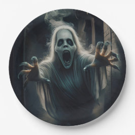 Plato De Papel Refrescancias con los espíritus.