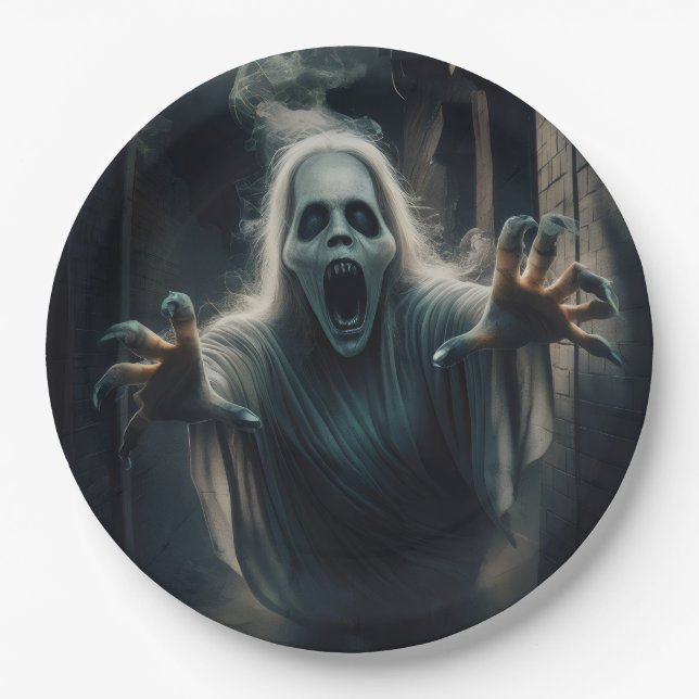 Plato De Papel Refrescancias con los espíritus. (Anverso)