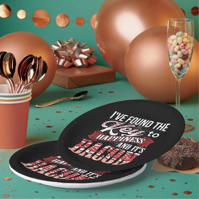 Plato De Papel Regalo de Bacon Lover (Multi)