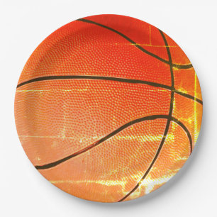 Plato De Papel Regalo de baloncesto de época