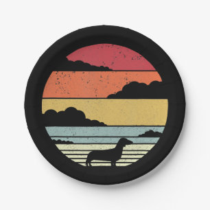 Plato De Papel Regalo de perro   Idea de regalo de estilo vintage