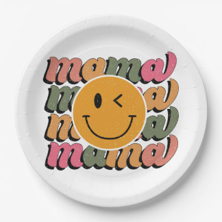 Plato De Papel Regalo del Día de la Madre | Feliz Mamá