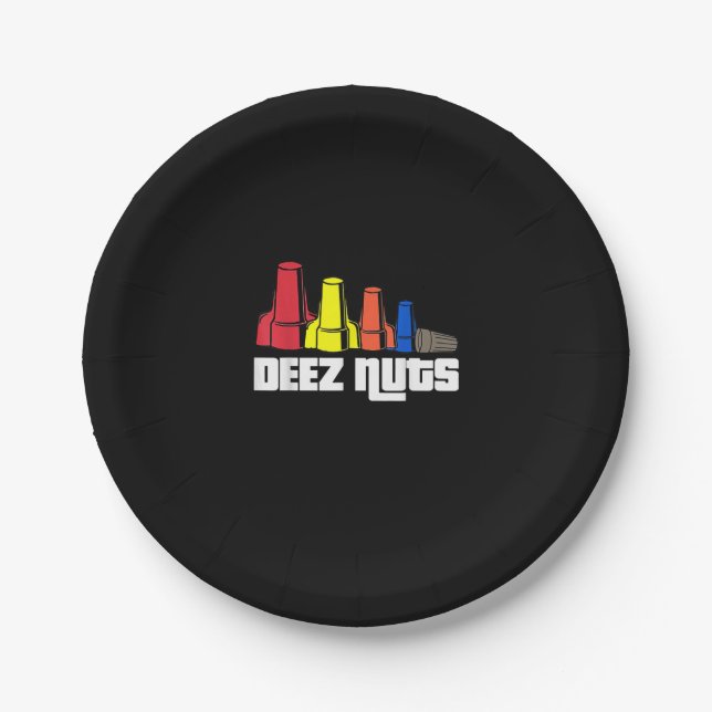 Plato De Papel Regalo eléctrico de Deez Nuts (Anverso)