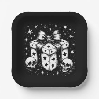 Plato De Papel Regalo espeluznante