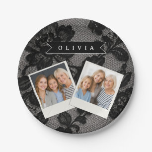 Plato De Papel Regalo Personalizado al Estilo Vaquero Occidental