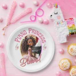 Plato De Papel Regalos para chicas que aman tocar el piano