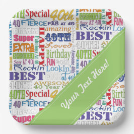 Plato De Papel Regalos Únicos Y Especiales De Fiestas De Cumpleañ