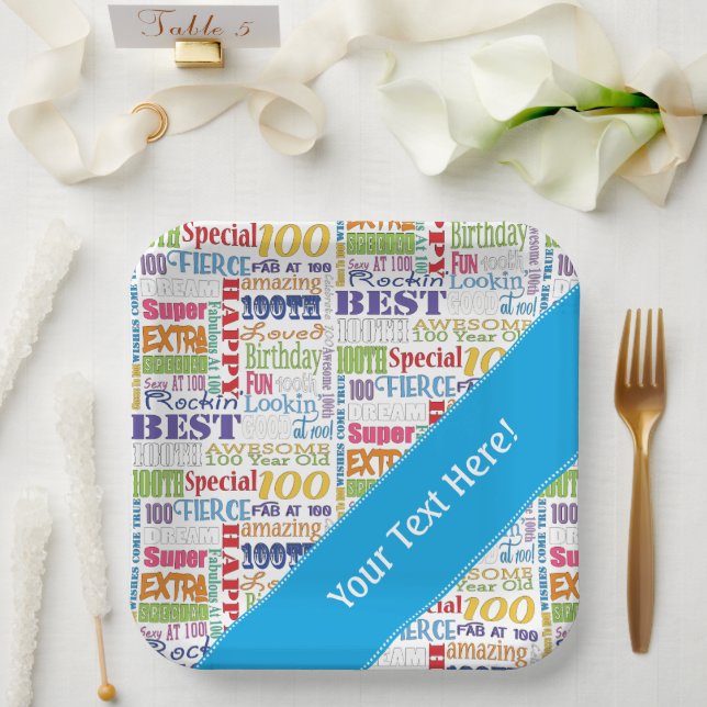 Plato De Papel Regalos únicos y especiales de la Fiesta del Cumpl (Boda)