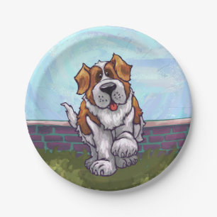 Plato De Papel Regalos y accesorios de St. Bernard