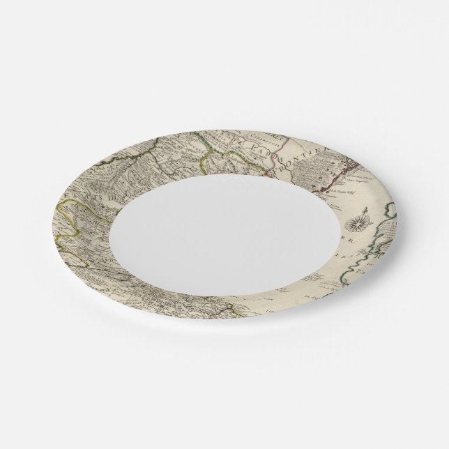 Plato De Papel Región del Mar Caspio (Angular)