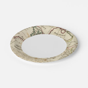 Plato De Papel Regiones, lugares del Nuevo Testamento