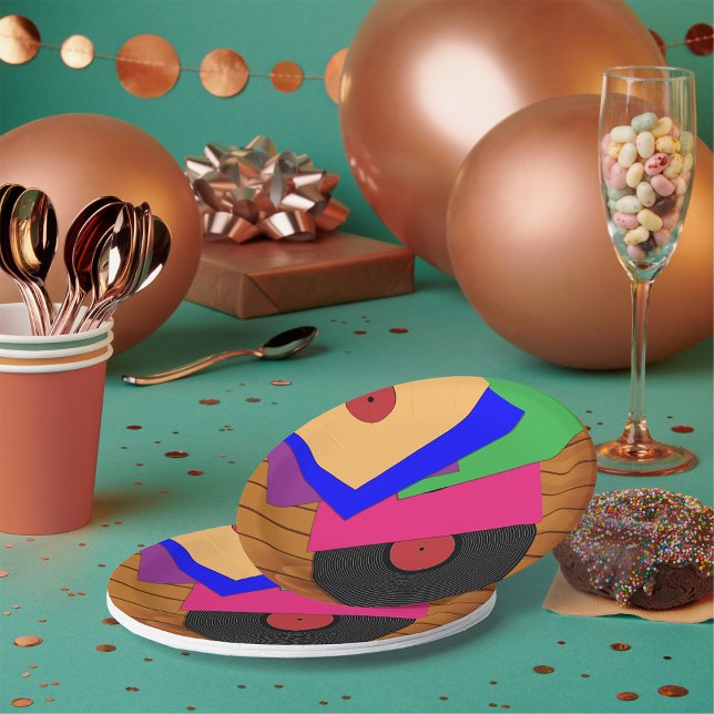 Plato De Papel Registros de fonógrafo (Subido por el creador)