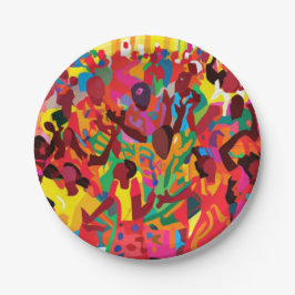 Plato De Papel Regocijarse Y Sentir El Espíritu Santo