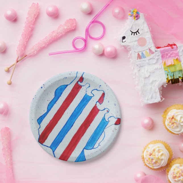 Plato De Papel Reina Isabel II Jubileo Platinum Inglaterra Reino  (Fiesta)