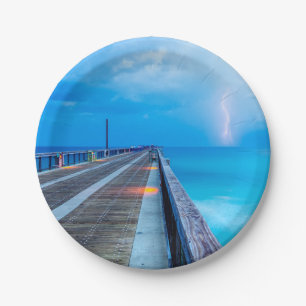 Plato De Papel Relámpago En El Pier Navarre Beach