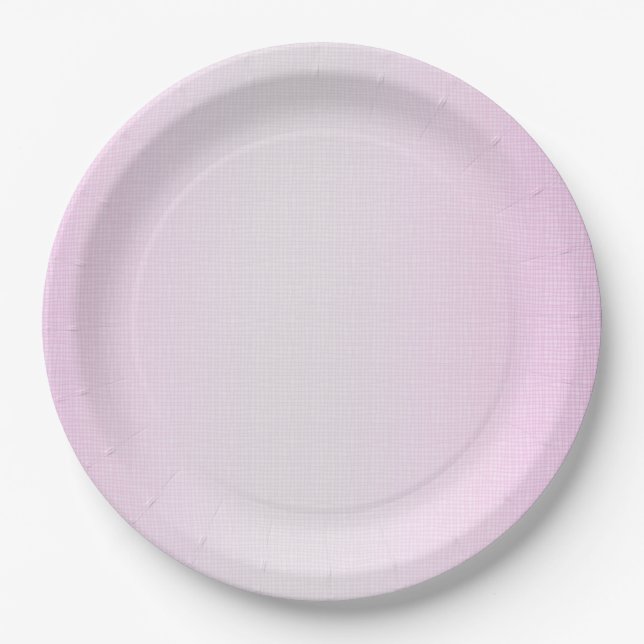 Plato De Papel Relieve metalizado Purpurina púrpura Confetti Faux (Anverso)