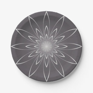 Plato De Papel reloj de cuarzo ahumado