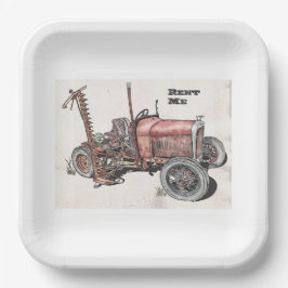 Plato De Papel Rent Me