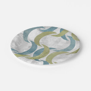 Plato De Papel Repetición geométrica III