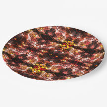 Repetida de triángulo rojo que genera formas extra