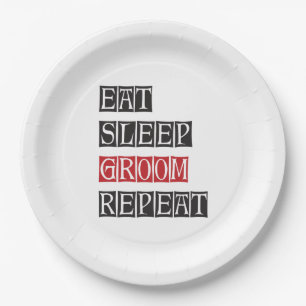 Plato De Papel Repetir el crecimiento del sueño