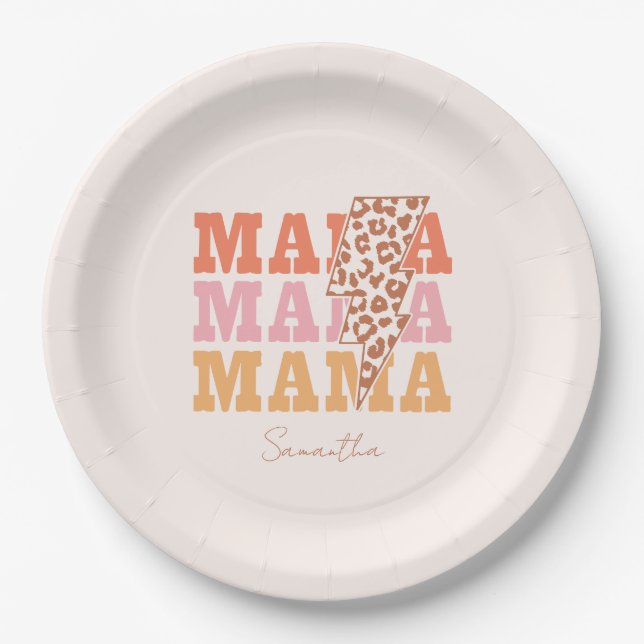 Plato De Papel Repetir "Mamá" rusa (Anverso)