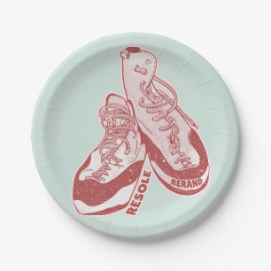 Plato De Papel Resole de zapatos de escalada de roca