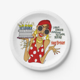 Plato De Papel Respaldar la placa de papel Personalizado de las V