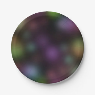 Plato De Papel Resplandor en la fiesta de cumpleaños divertida de