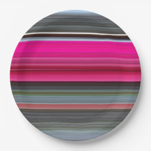 Plato De Papel Resumen #1: Cerise y gris