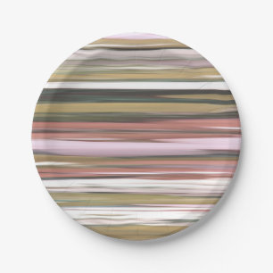 Plato De Papel Resumen #2: Desenfoque de los colores del otoño